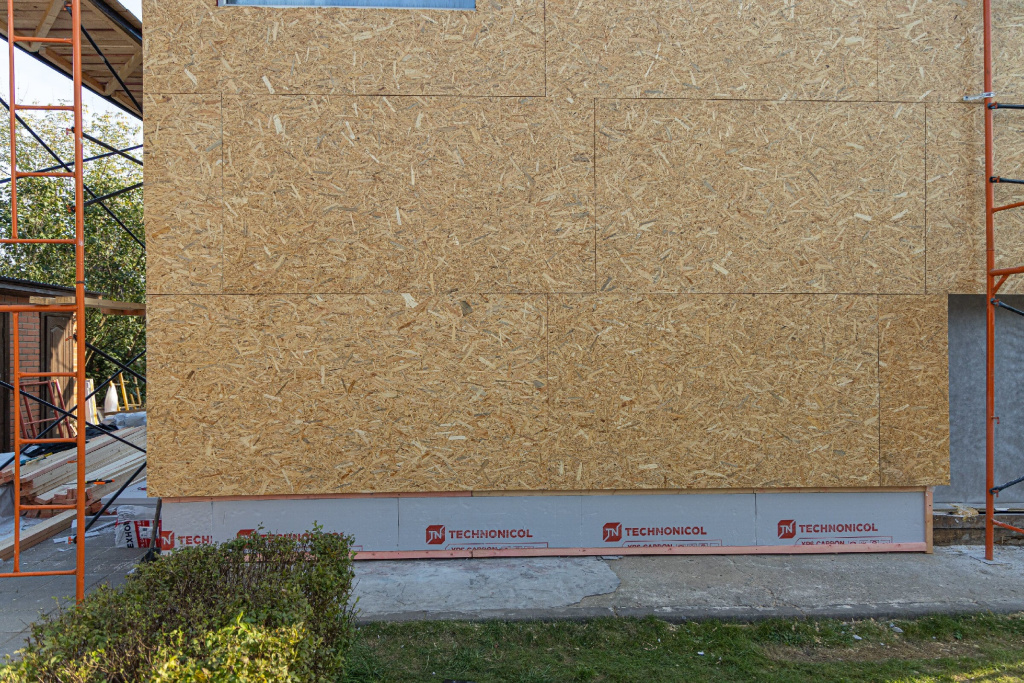 Монтаж Hauberk на OSB