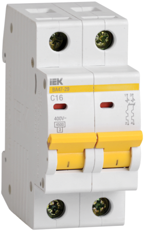 Выключатель авт. ВА 47-29  2Р 25А   в Минске - изображение Изображение: выключатель авт. ва 47-29  2р 25а   в Минске