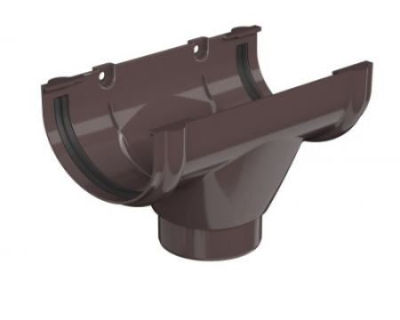 Изображение: воронка желоба тн оптима,коричневый ral 8019 в Минске