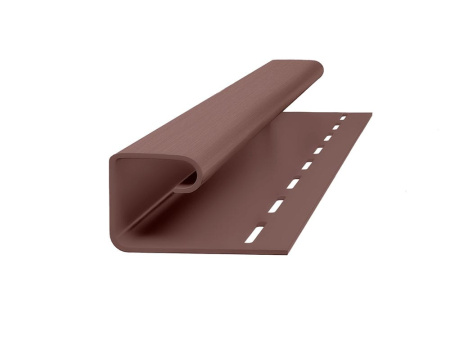 J профиль ТН ОПТИМА, каштан, 3м  в Минске - изображение Изображение: j профиль тн оптима, каштан, 3м  в Минске