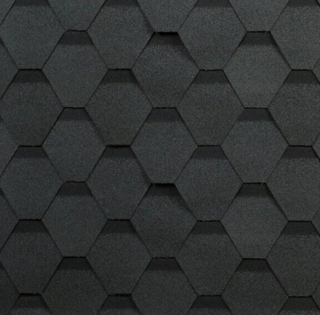 Изображение: черепица гибкая технониколь коньково-карнизная, серый оптима (5 м2/уп) в Минске