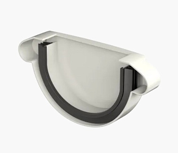 Картинка: заглушка желоба тн пвх ,белый в Минске