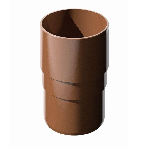 Изображение: муфта трубы polivent пвх, коричневый (100шт/кор)  в #REGION_NAME_DECLINE_PP#