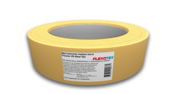 Лента двухсторонняя клейкая для соединения кровельных пленок ECOTEX 48мм*30м в #REGION_NAME_DECLINE_PP# - изображение Изображение: лента двухсторонняя клейкая для соединения кровельных пленок ecotex 48мм*30м в #REGION_NAME_DECLINE_PP#