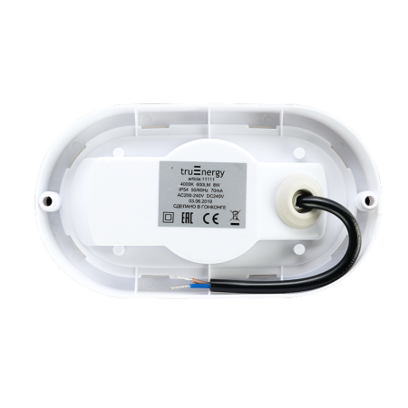 Светильник светодиодный пылевлагозащищенный 12W, 6000 К, овал, серия Button, уп.пленка,Truenergy в Минске - изображение Изображение: светильник светодиодный пылевлагозащищенный 12w, 6000 к, овал, серия button, уп.пленка,truenergy в Минске