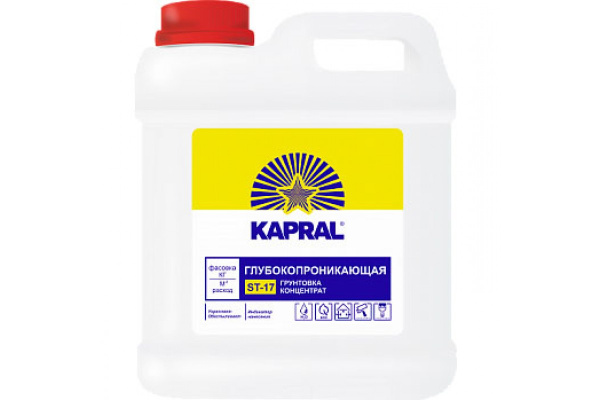 Грунтовка белая ВН П1 Д Kapral ST-17 канистра 10 кг в #REGION_NAME_DECLINE_PP# - изображение Изображение: грунтовка белая вн п1 д kapral st-17 канистра 10 кг в #REGION_NAME_DECLINE_PP#