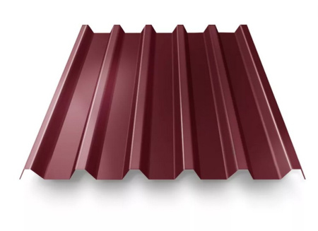 Изображение: профнастил пса 20/эконом(0,4мм)-пэ-ral3005  (1,7м) в Минске