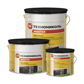Картинка: мастика битумная холодная aquamast  ведро 10кг  в Минске
