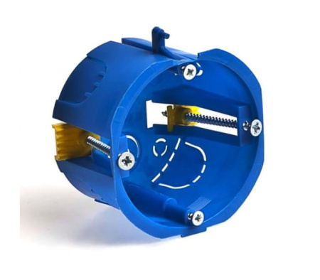 Изображение: коробка гск уст d=65мм,h=40мм (пласт.лапки) (упак 156шт) т.м кабельмаркет в Минске