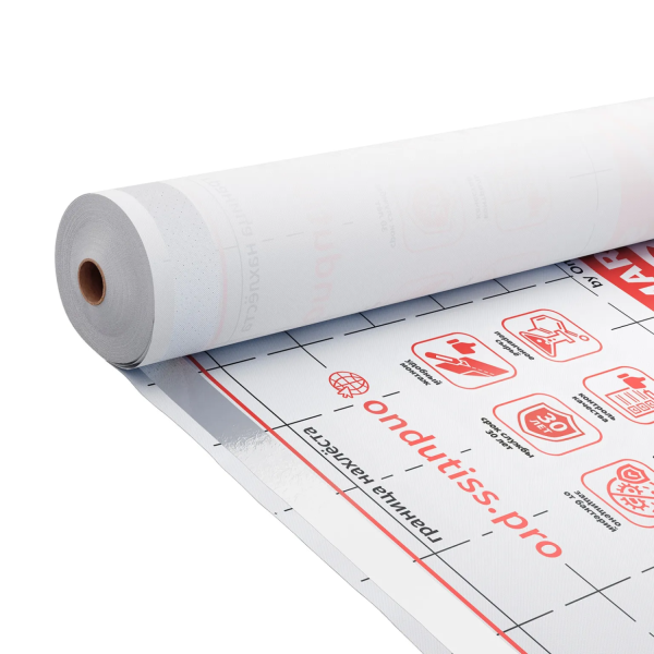 Пленка строительная ветрозащитная Ондутис Smart A (рулон 30м2), плотность 80 г/м2 в #REGION_NAME_DECLINE_PP# - изображение Изображение: пленка строительная ветрозащитная ондутис smart a (рулон 30м2), плотность 80 г/м2 в #REGION_NAME_DECLINE_PP#