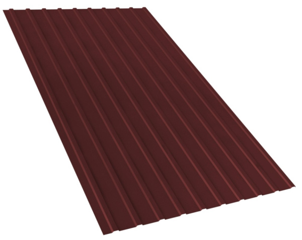 Изображение: профнастил пса 20/эконом(0,4мм)-пэ-ral8017  (1,7м) в Минске