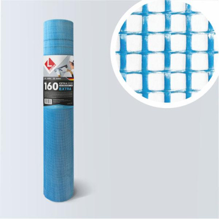 Изображение: стеклосетка mini 160 синяя 5м, ячейка 5х5 т.м.lihtar в Минске