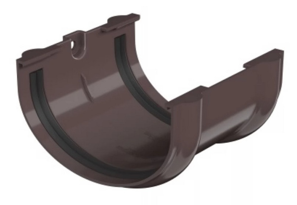 Изображение: соединитель желоба тн оптима, коричневый в #REGION_NAME_DECLINE_PP#