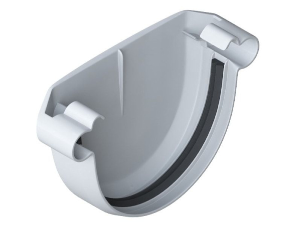 Изображение: заглушка желоба polivent пвх (белый) (170шт/кор)  в #REGION_NAME_DECLINE_PP#