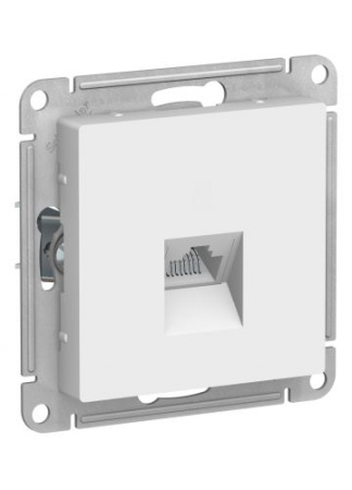 Розетка комп. AtlasDesign RJ45 кат.5e, (белый) т.м.Schneider Electric в Минске - изображение Изображение: розетка комп. atlasdesign rj45 кат.5e, (белый) т.м.schneider electric в Минске