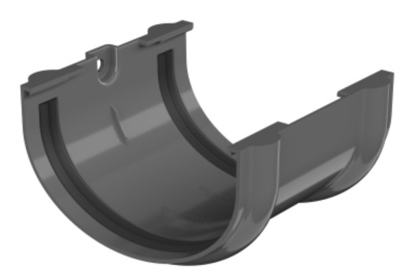 Изображение: соединитель желоба, серый тн оптима  в #REGION_NAME_DECLINE_PP#