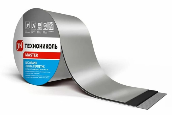 Лента герметизирующая  15смх3м самоклеящаяся NICOBAND (серебристая) в #REGION_NAME_DECLINE_PP# - изображение Изображение: лента герметизирующая  15смх3м самоклеящаяся nicoband (серебристая) в #REGION_NAME_DECLINE_PP#