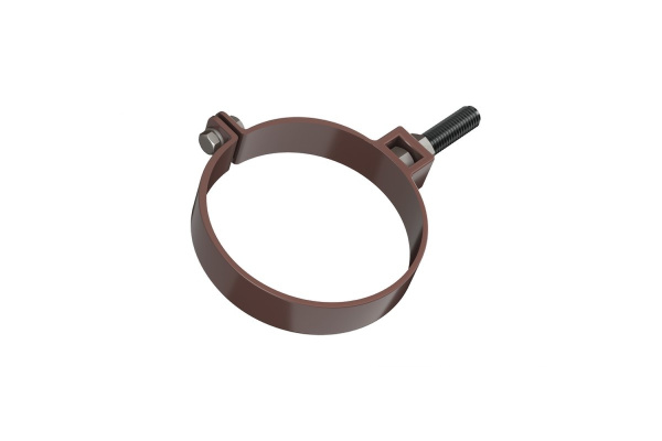 Изображение: хомут трубы универсальный polivent пвх (коричневый) l=140мм в #REGION_NAME_DECLINE_PP#
