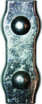 Зажим для стальных канатов 5мм, двойной оцинк (упак 2шт) т.м.ЕКТ