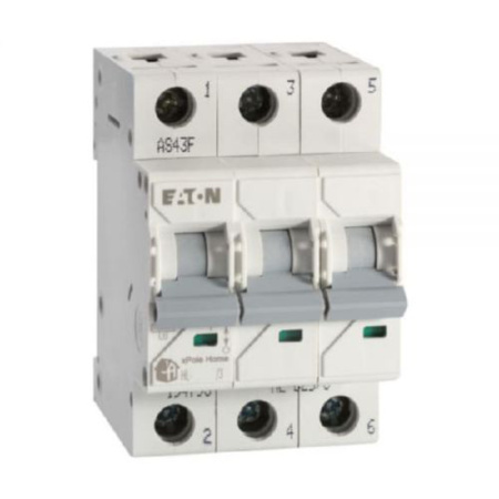 Выключатель авт.  HL-C10/3, 3P, 10A, хар-ка C, 4.5kA, 3M,   тм.Eaton в Минске - изображение Изображение: выключатель авт.  hl-c10/3, 3p, 10a, хар-ка c, 4.5ka, 3m,   тм.eaton в Минске
