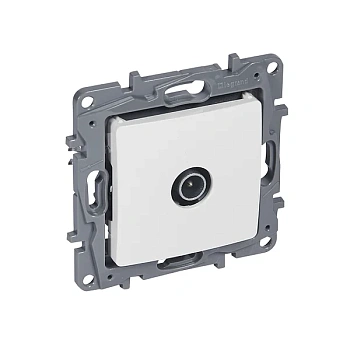 Розетка TV звезда 2дБ, 0-2400МНz (белая) Etika (РФ) в Минске - картинка Картинка: розетка tv звезда 2дб, 0-2400мнz (белая) etika (рф) в Минске